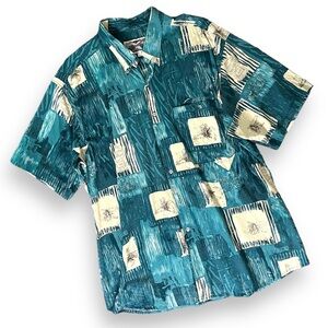 Vintage Patchwork Floral Button Down Shirt